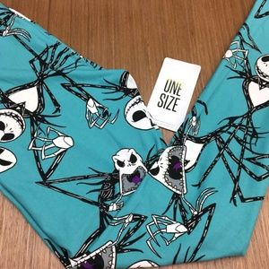 Os lularoe jack skellington leggings NWOT
